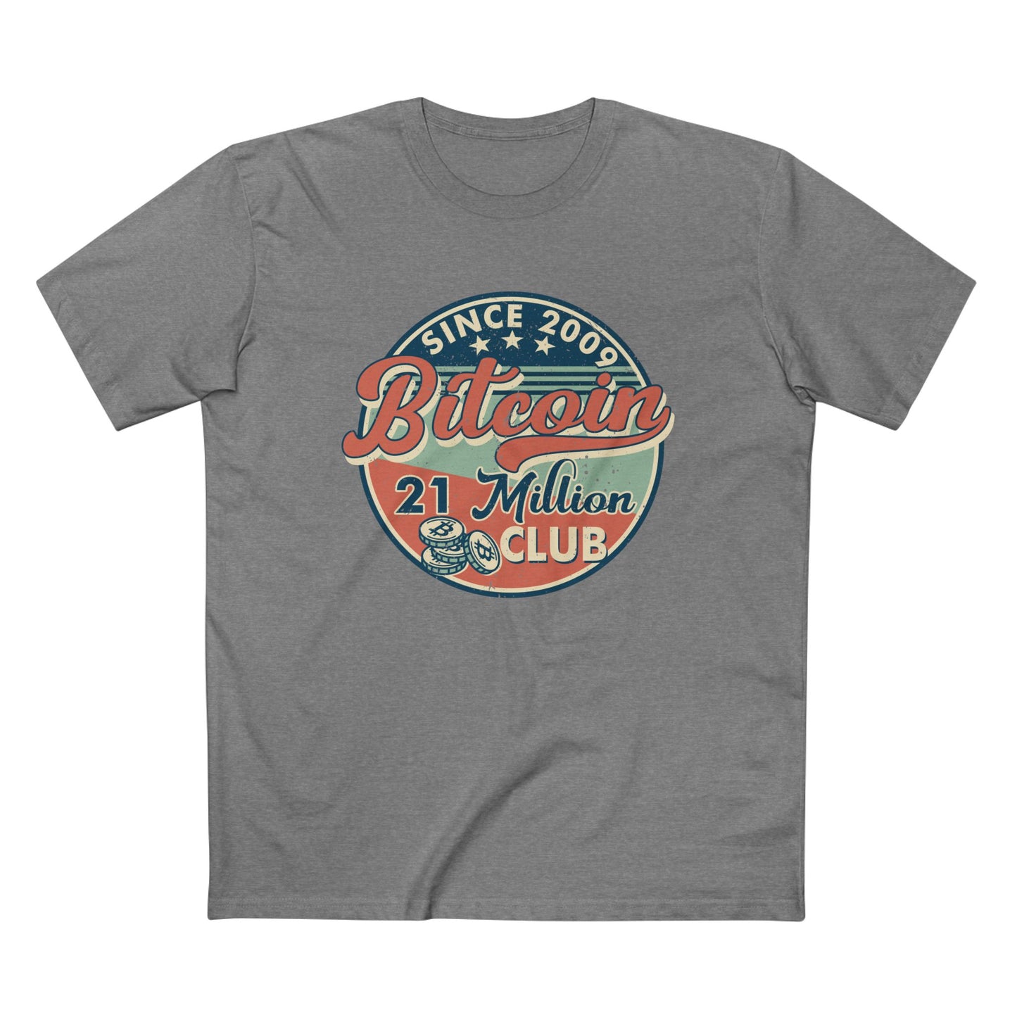 Bitcoin T Shirt - 21 Million Club Men's T-Shirt