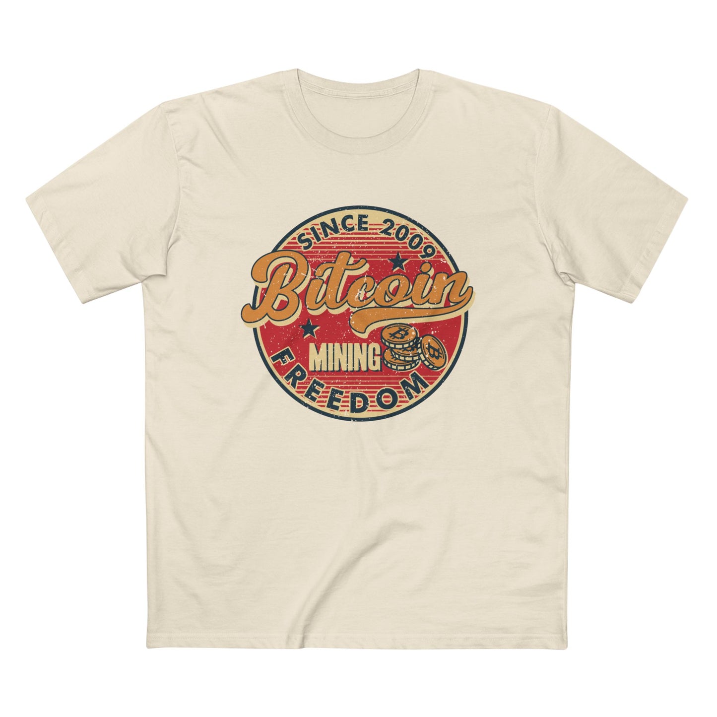 Bitcoin - Mining Freedom Men's T-Shirt