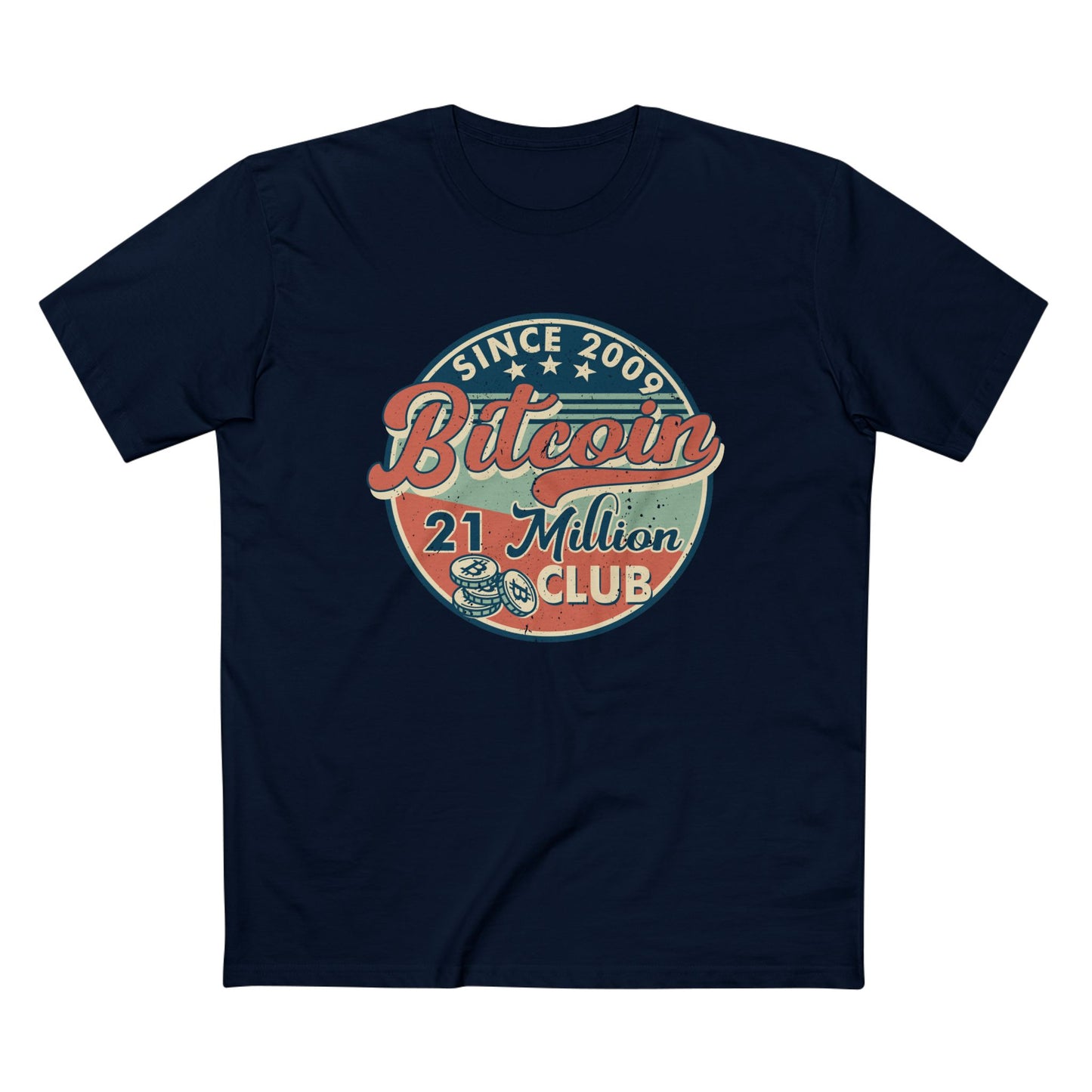Bitcoin T Shirt - 21 Million Club Men's T-Shirt