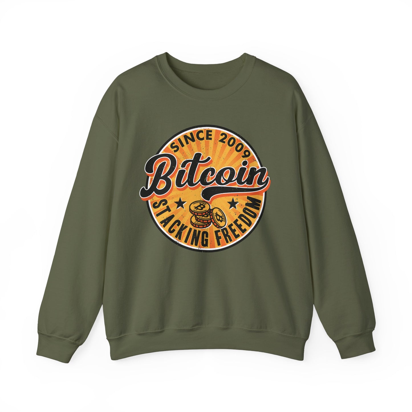 Bitcoin - Stacking Bitcoin Sweatshirt
