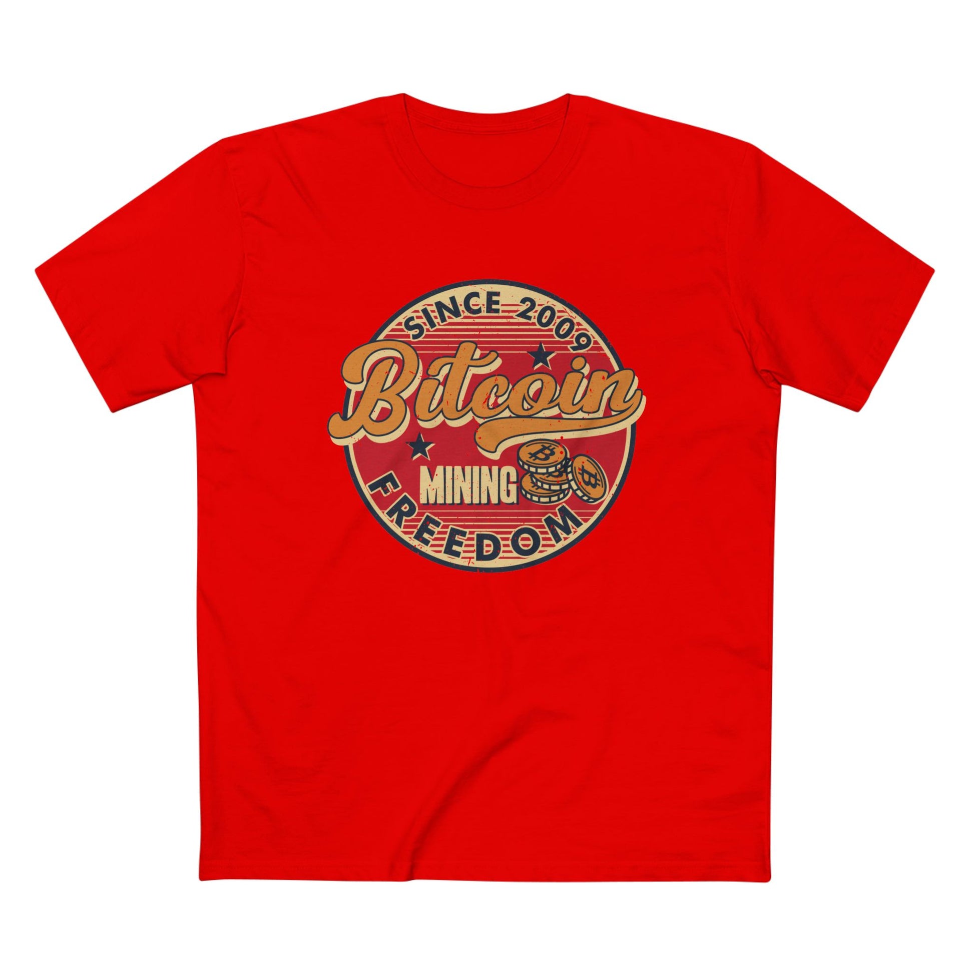Bitcoin - Mining Freedom Men's T-Shirt