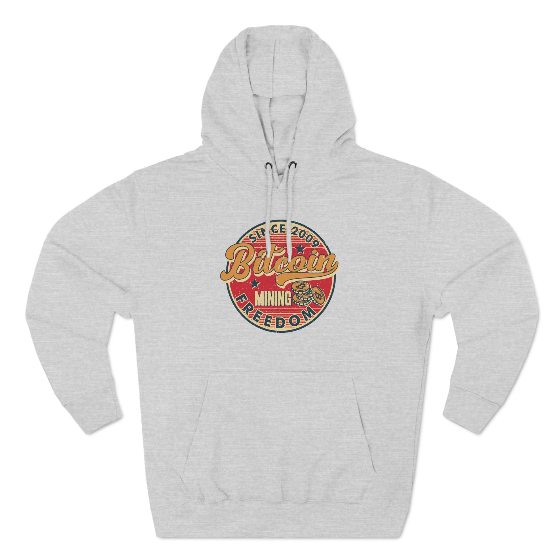 Vintage Styled Bitcoin Hoodie - Mining Freedom