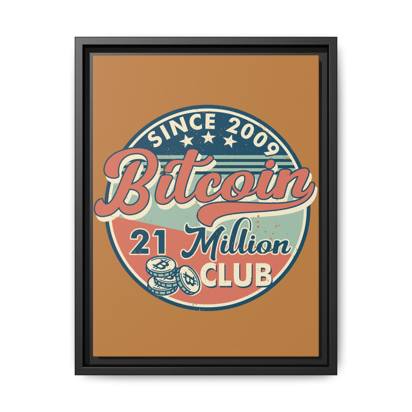 21 Million Club Bitcoin Wall Art