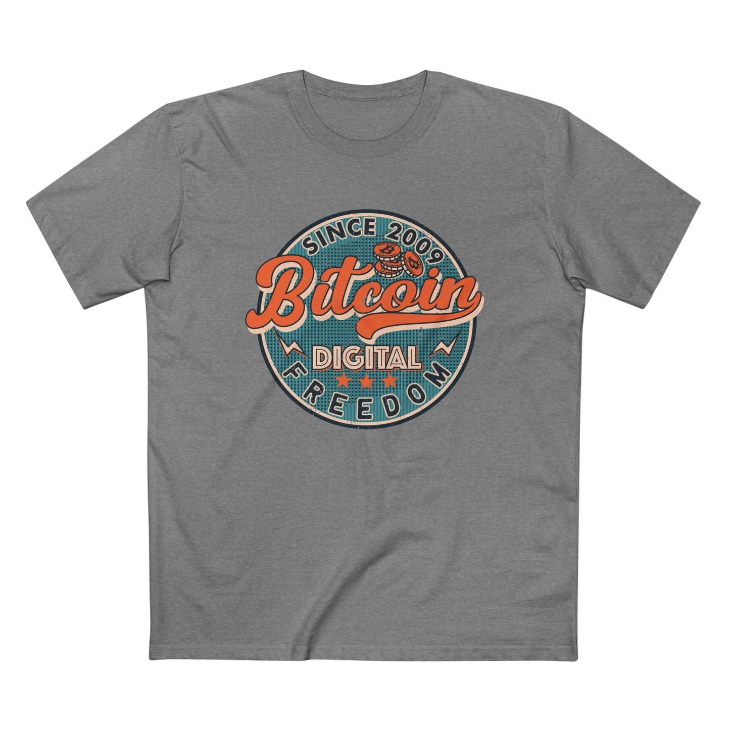 Bitcoin - Digital Freedom Men's T-Shirt
