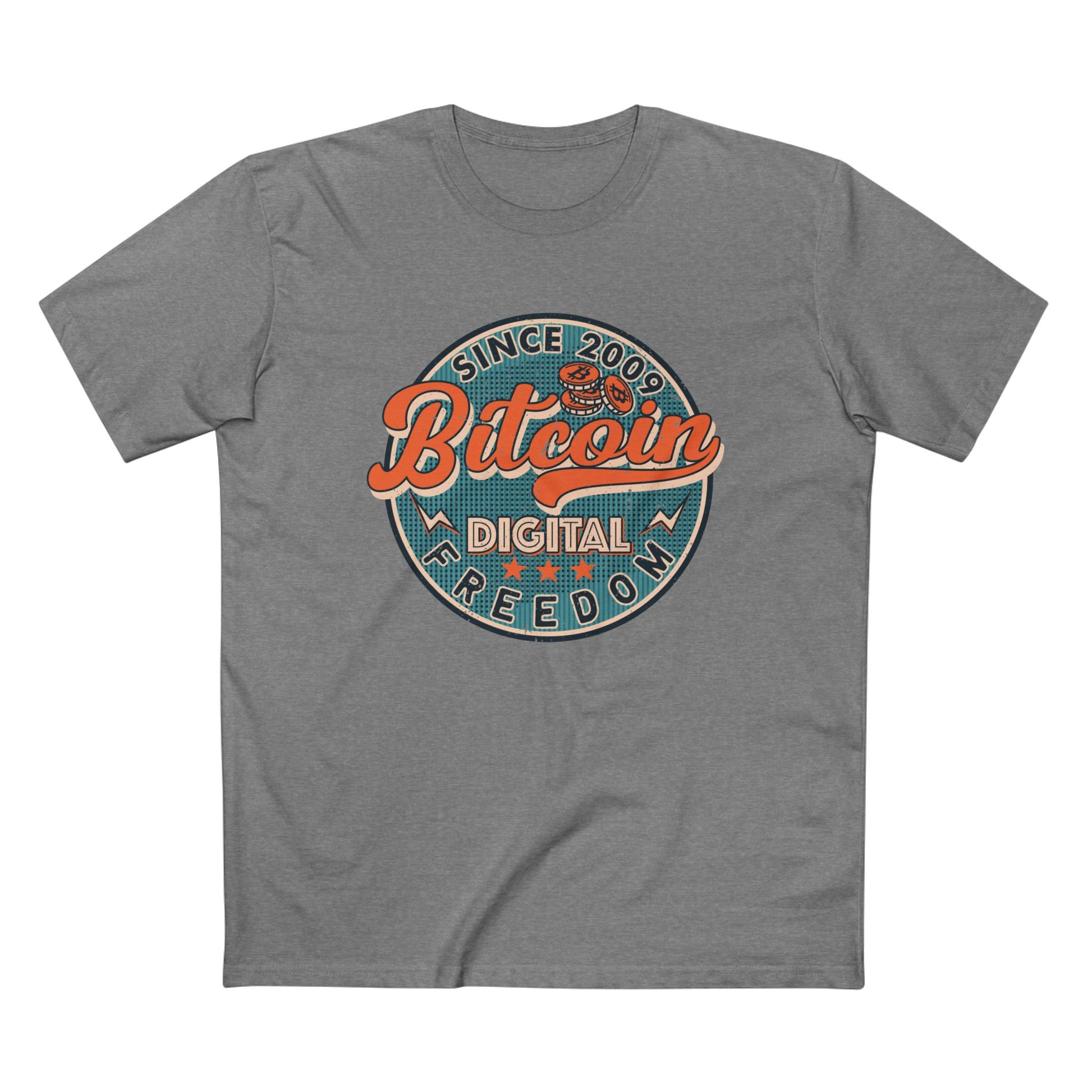 Bitcoin - Digital Freedom Men's T-Shirt