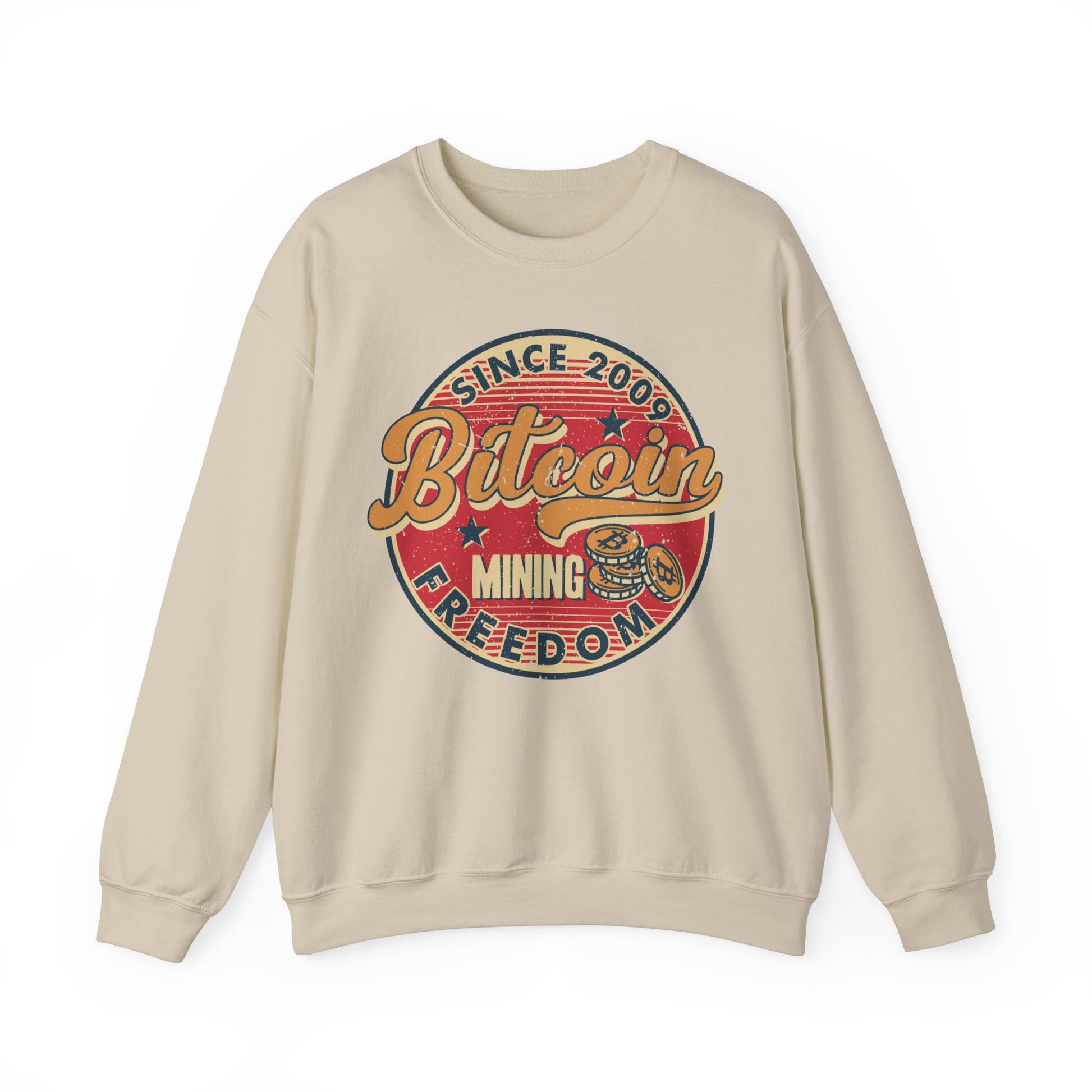 Bitcoin - Mining Freedom Men`s Sweatshirt