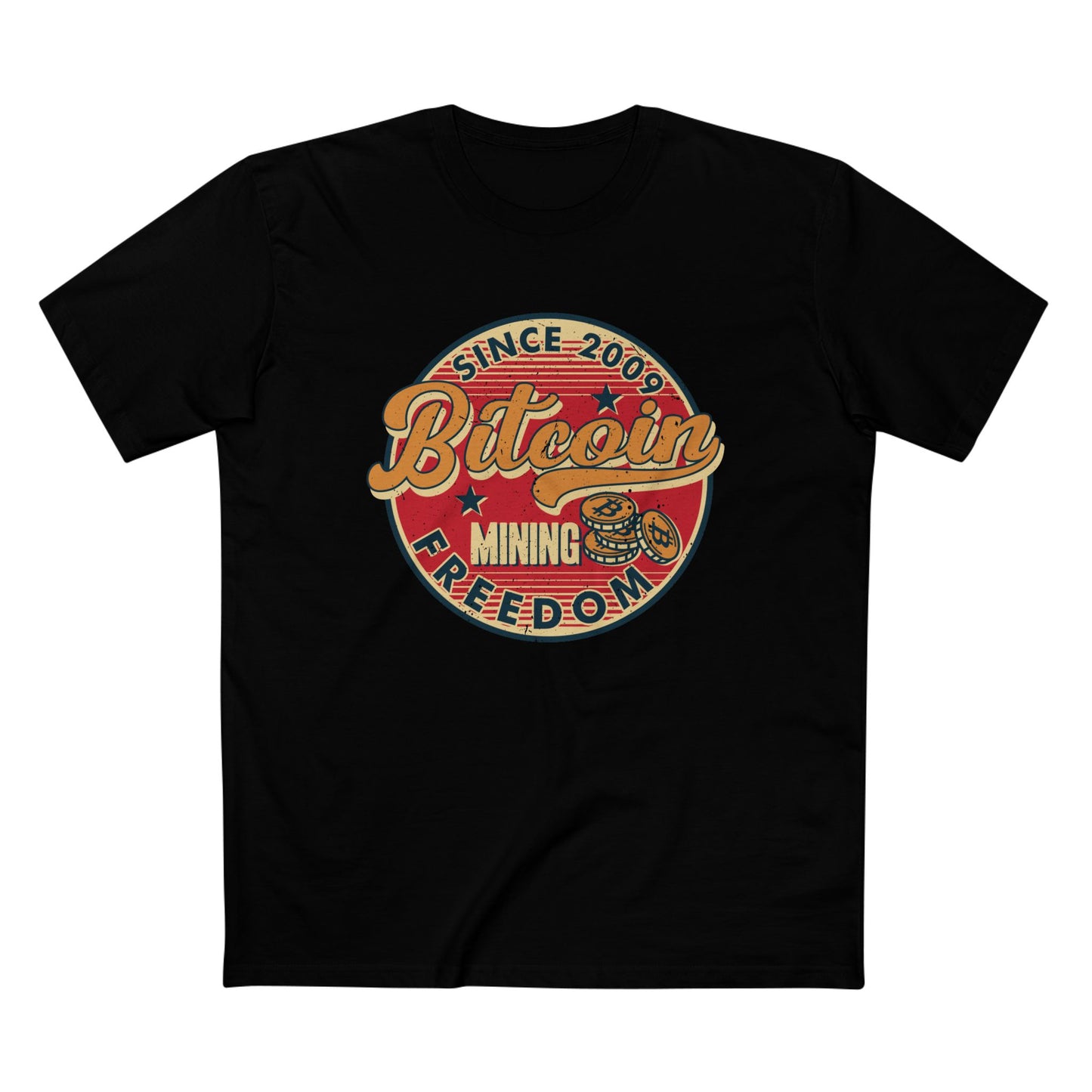 Bitcoin - Mining Freedom Men's T-Shirt