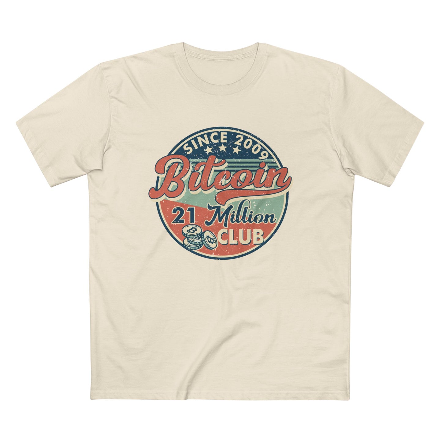 Bitcoin T Shirt - 21 Million Club Men's T-Shirt