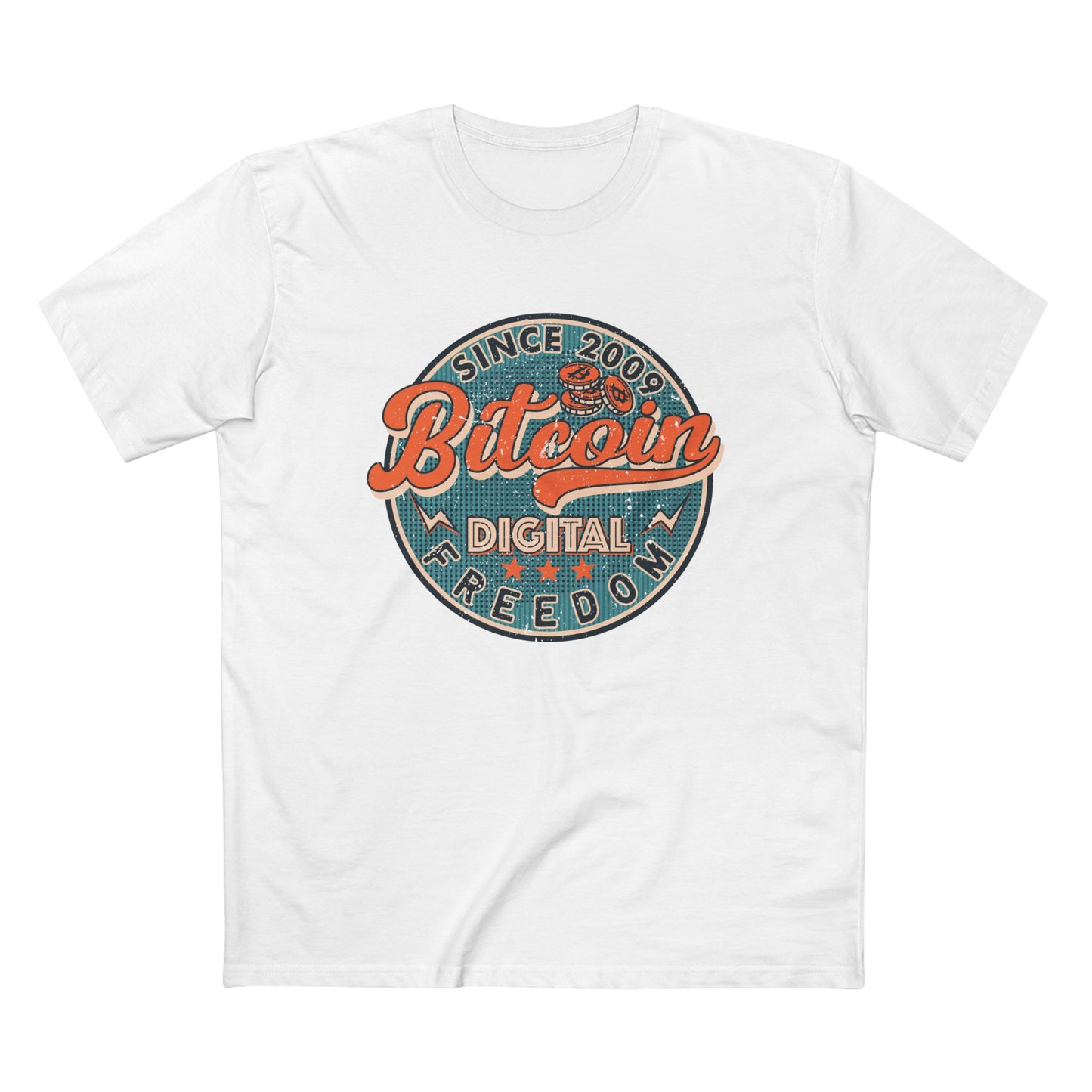 Bitcoin - Digital Freedom Men's T-Shirt
