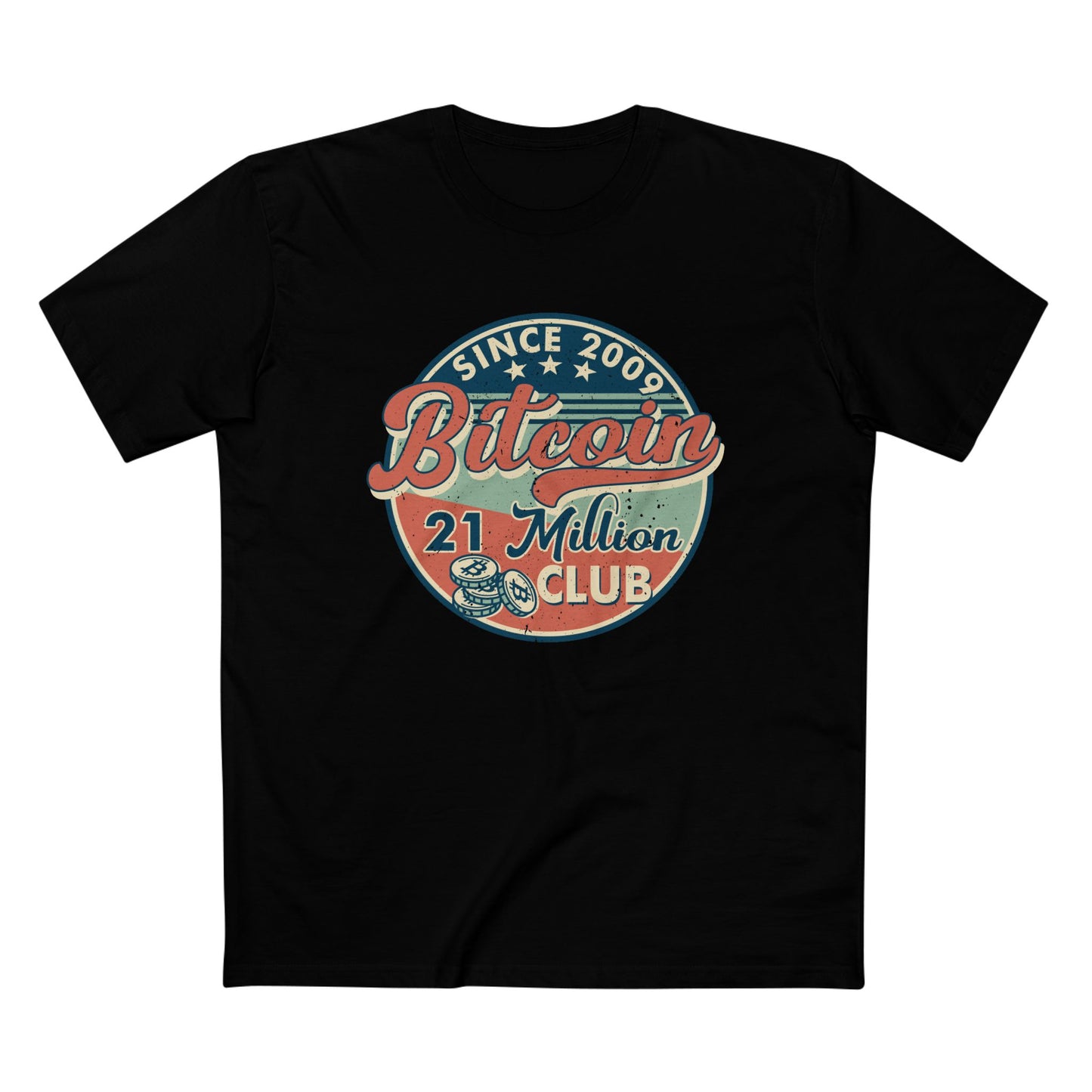 Bitcoin T Shirt - 21 Million Club Men's T-Shirt