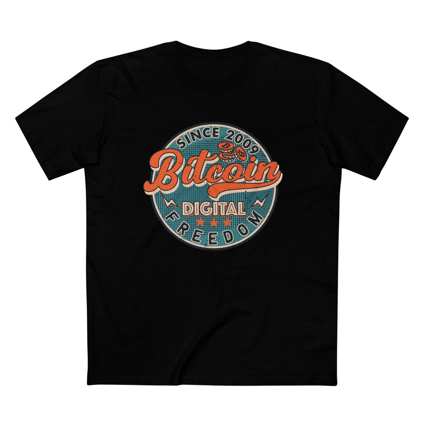 Bitcoin - Digital Freedom Men's T-Shirt