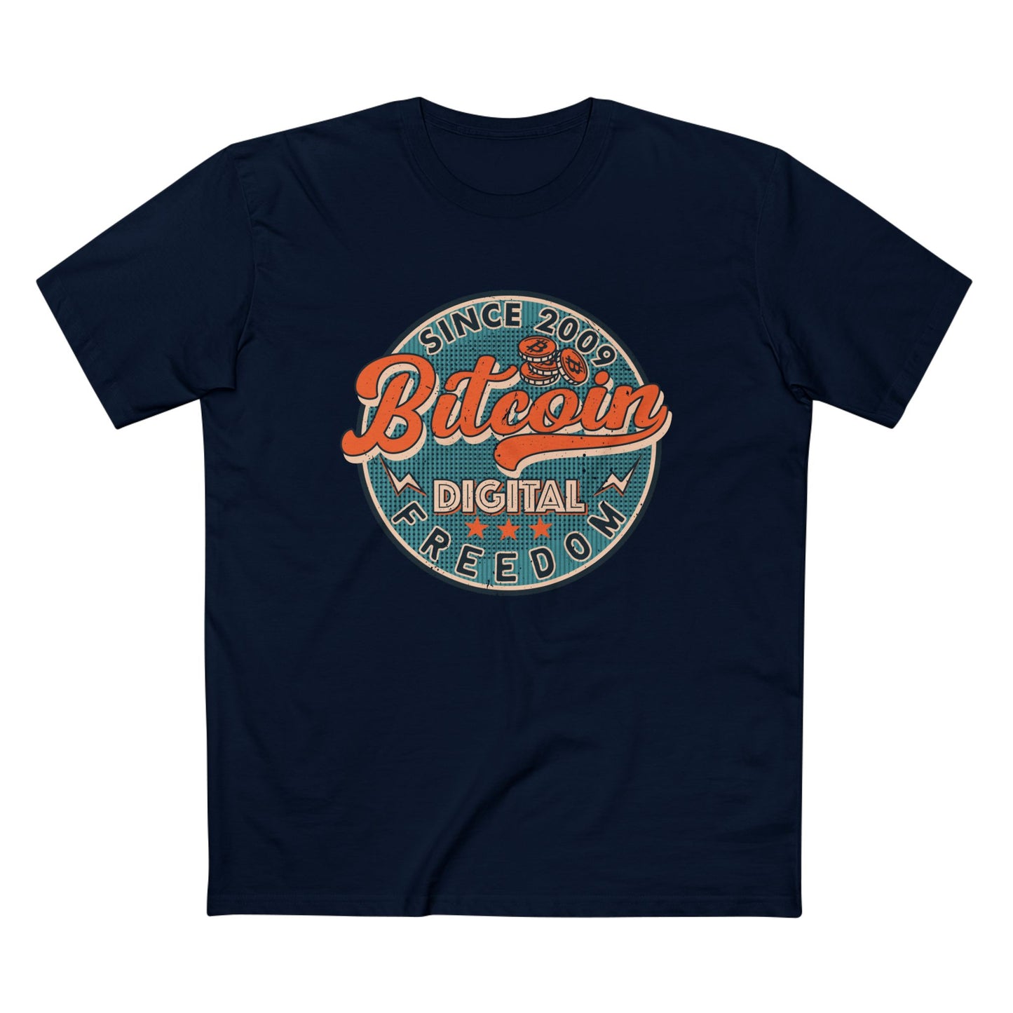 Bitcoin - Digital Freedom Men's T-Shirt