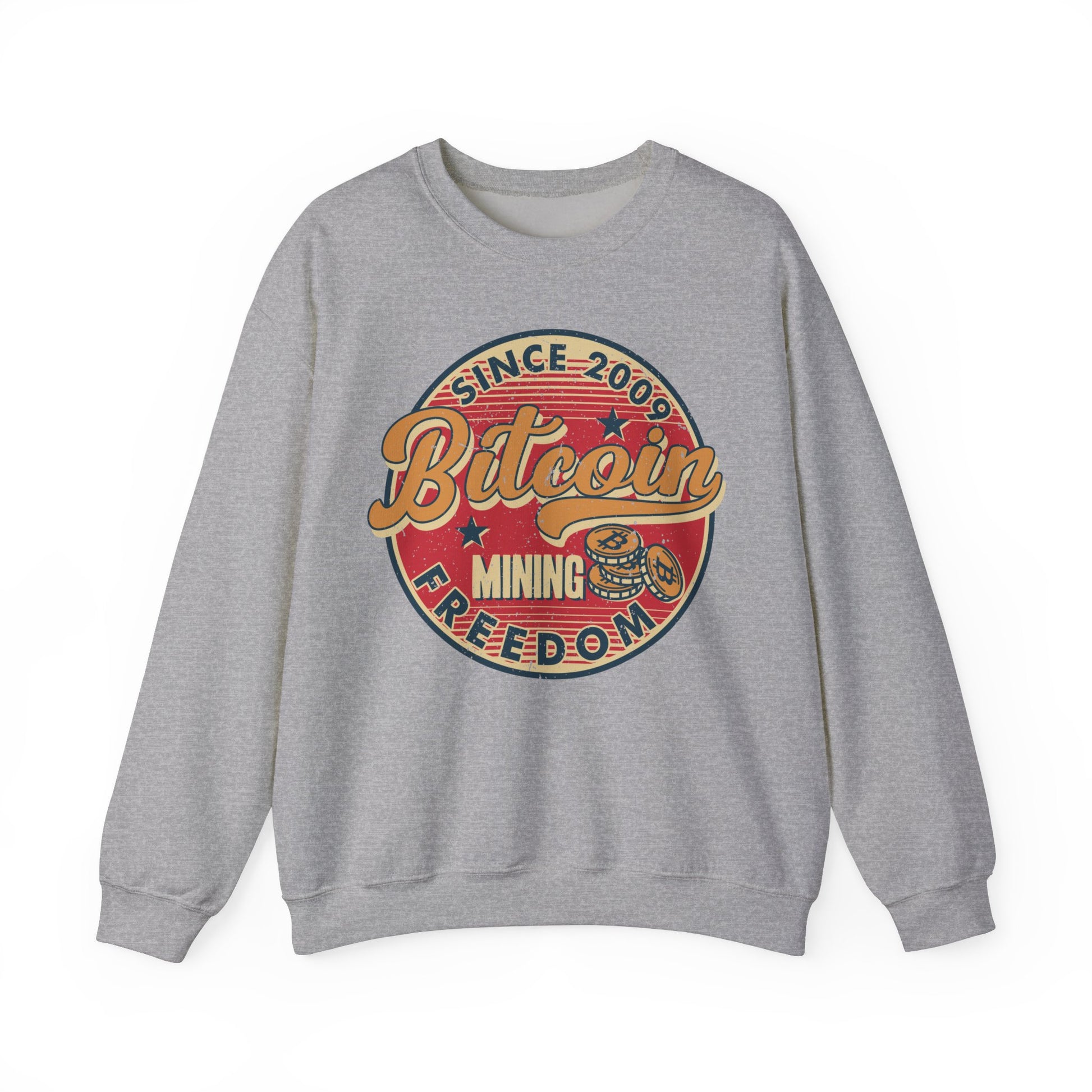 Bitcoin - Mining Freedom Men`s Sweatshirt