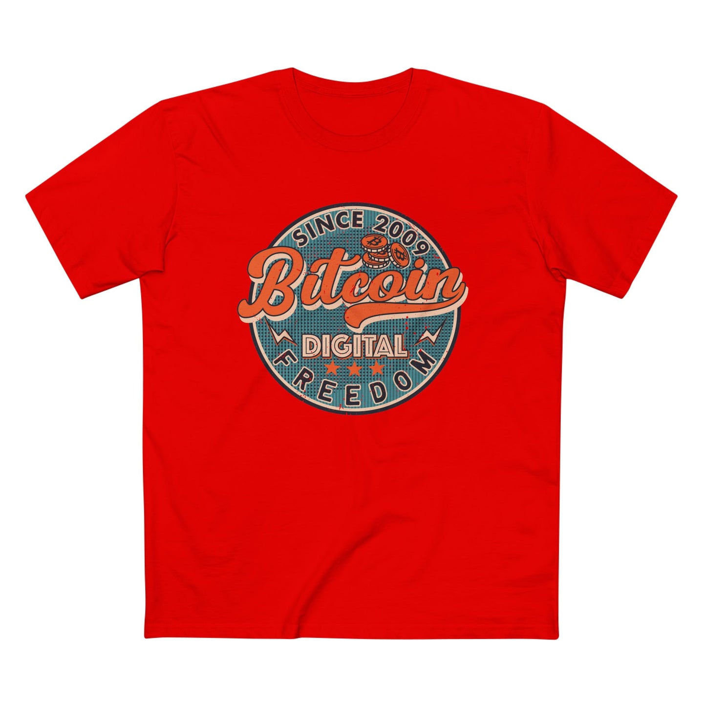 Bitcoin - Digital Freedom Men's T-Shirt
