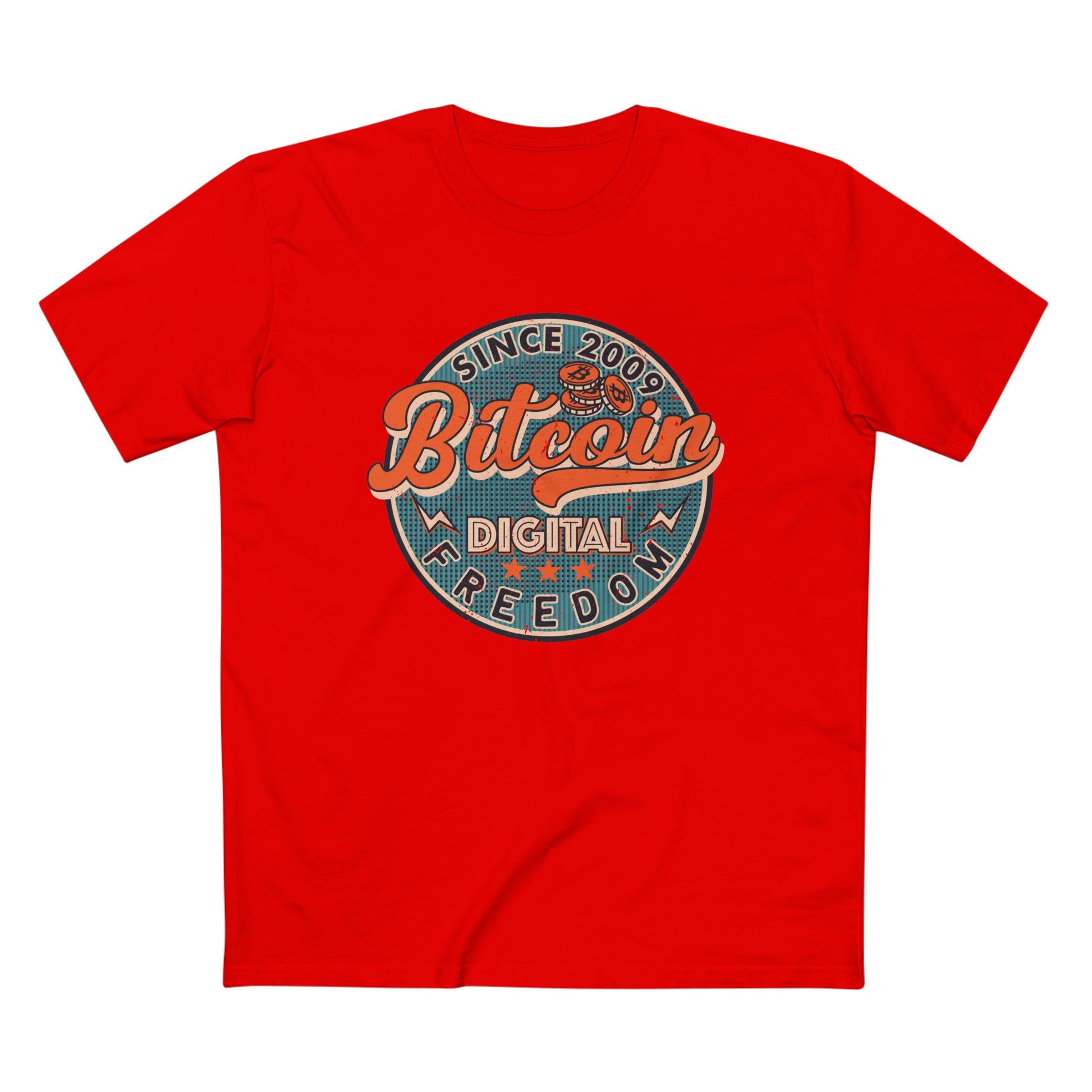 Bitcoin - Digital Freedom Men's T-Shirt