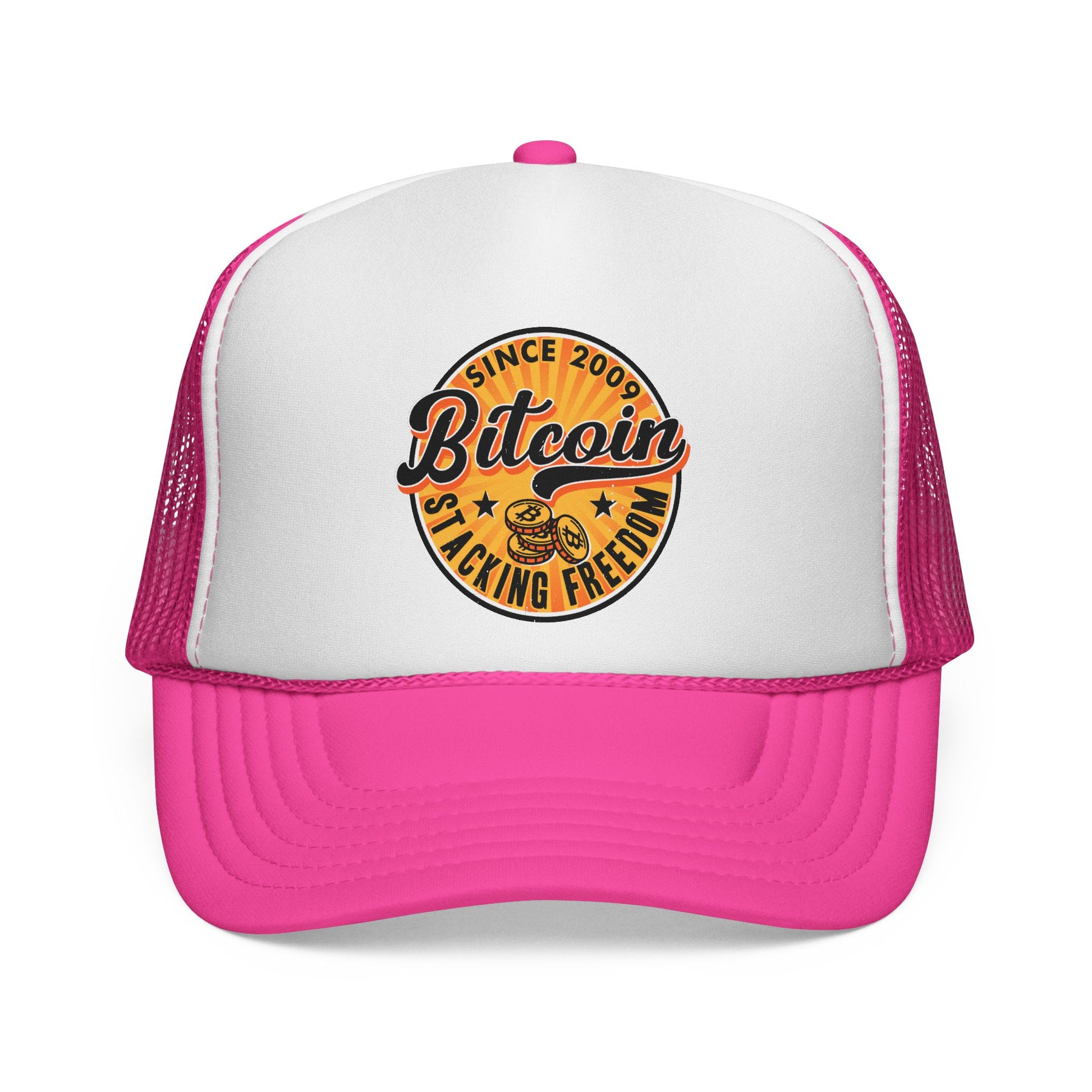 Bitcoin - Stacking Freedom - Trucker Cap