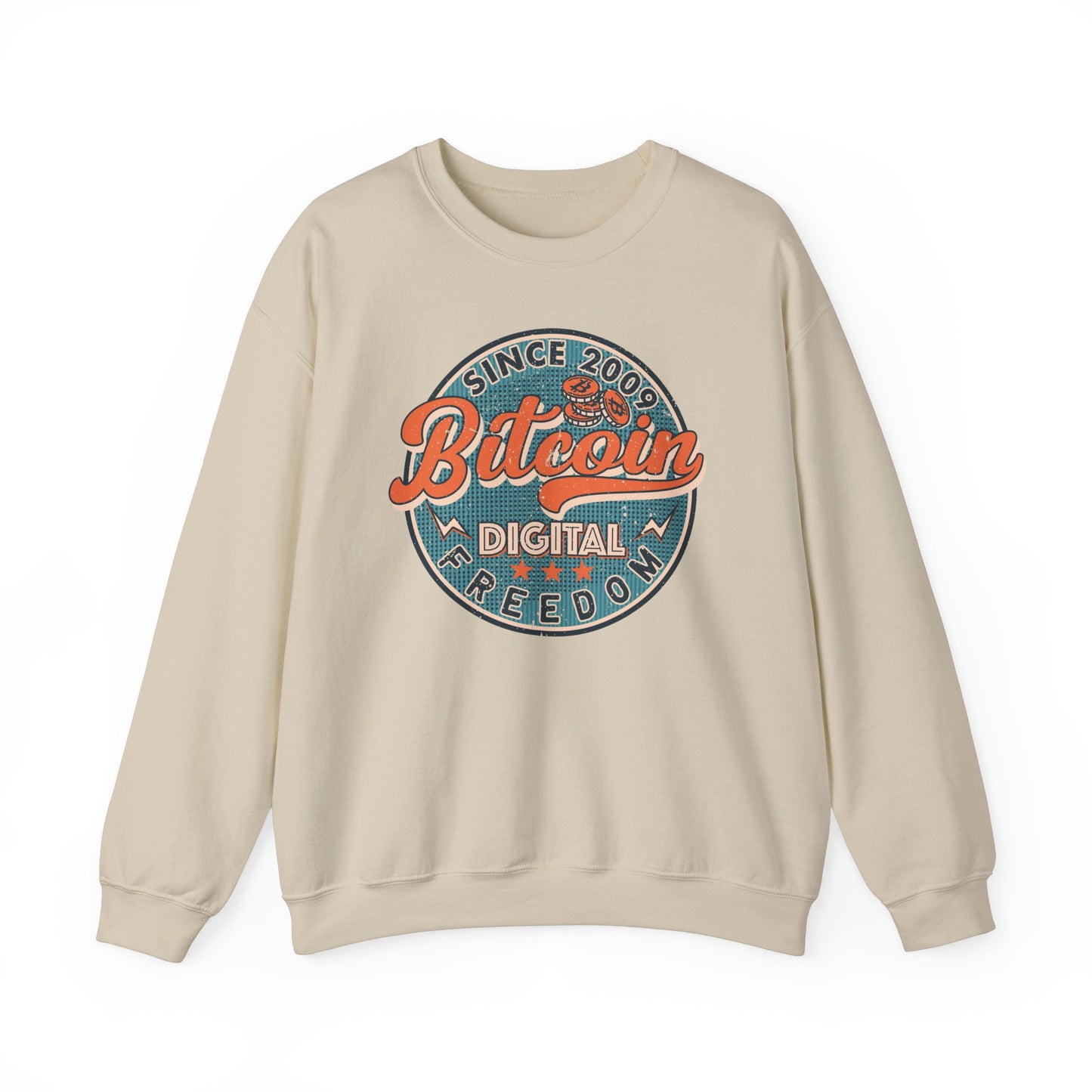 Bitcoin - Digital Freedom Men`s Sweatshirt