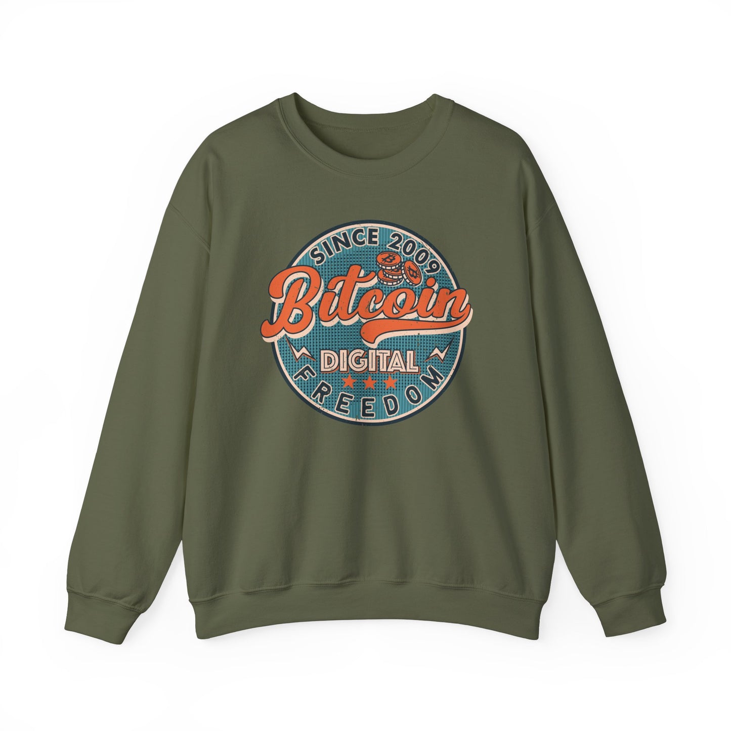 Bitcoin - Digital Freedom Men`s Sweatshirt