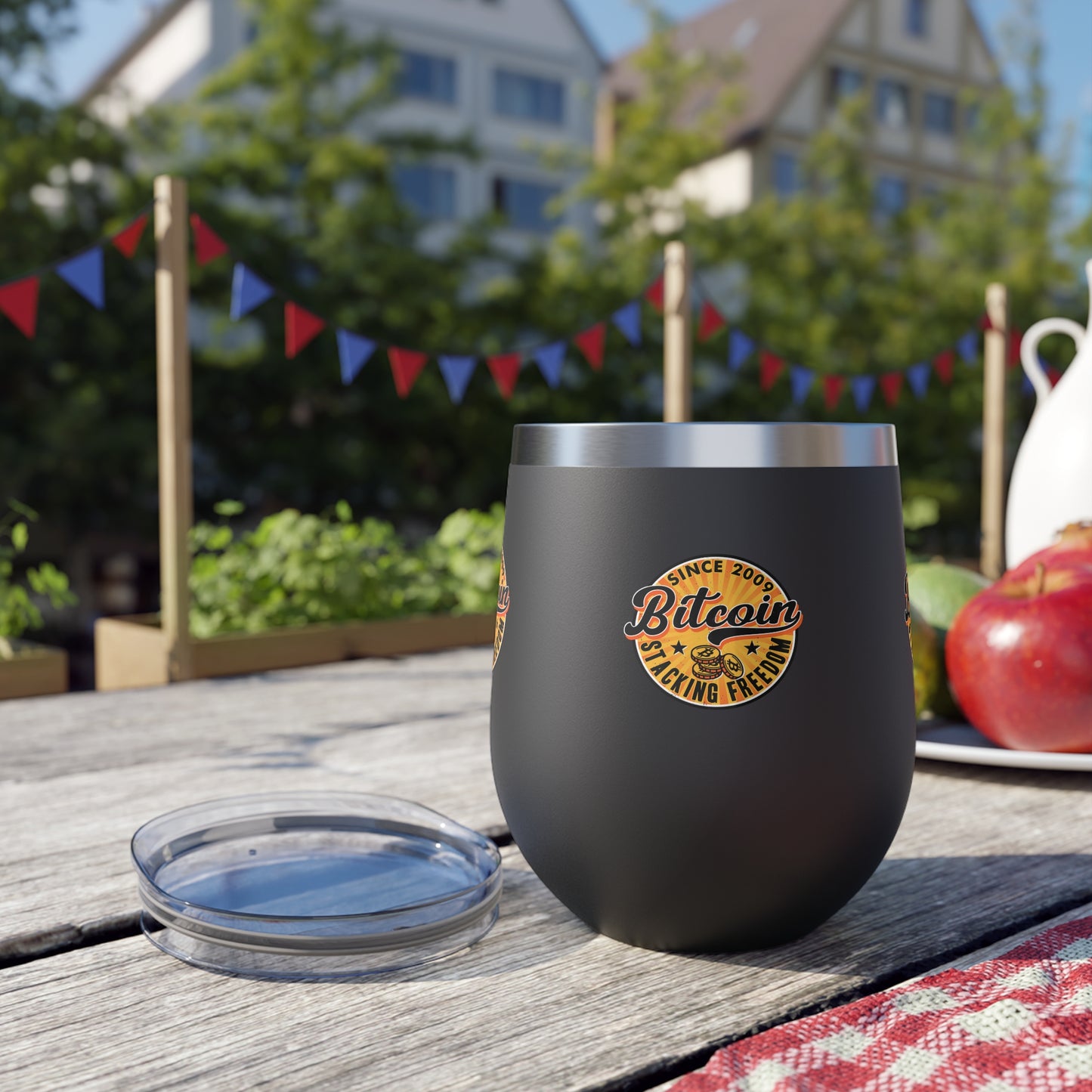 Cup - Bitcoin Stacking Freedom Insulated 12oz