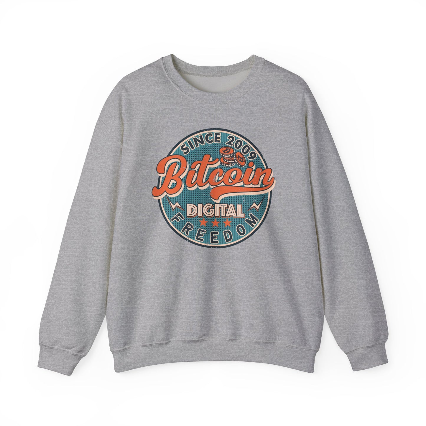 Bitcoin - Digital Freedom Men`s Sweatshirt