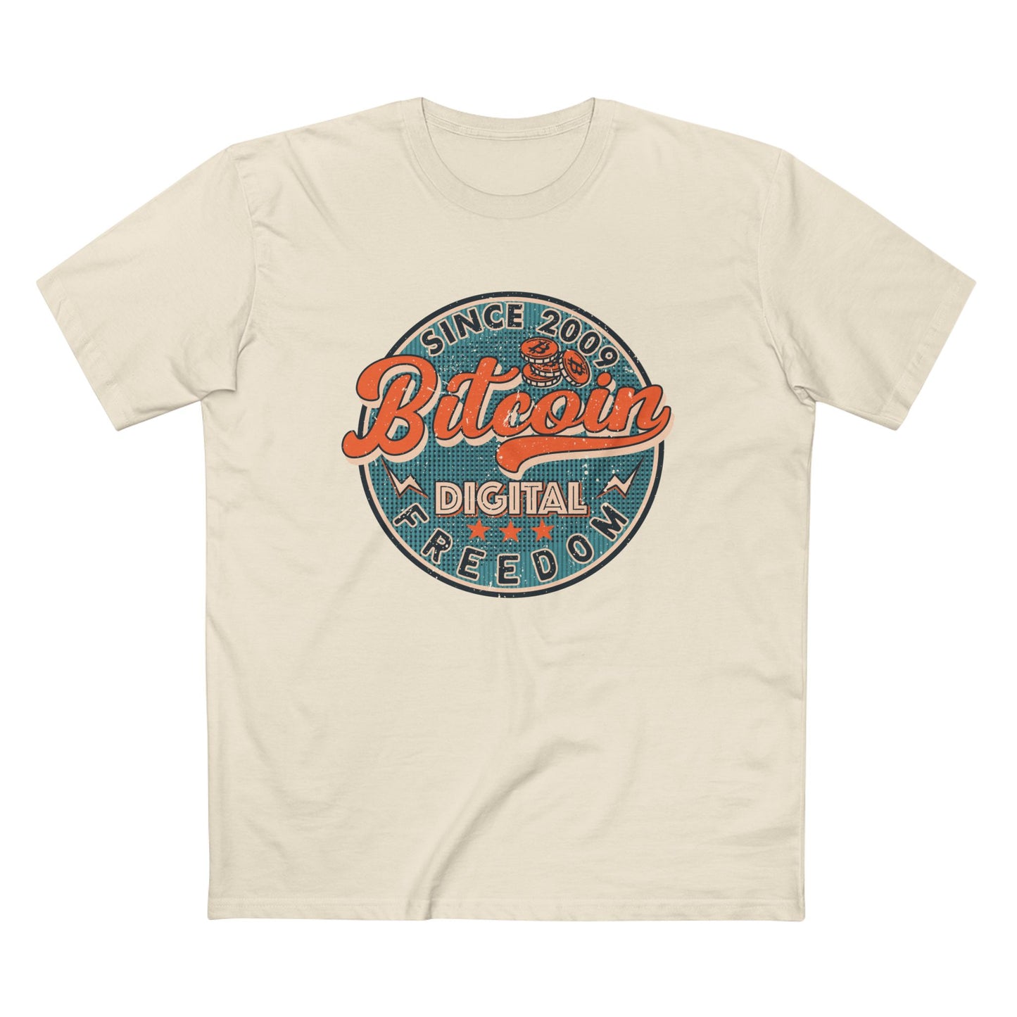 Bitcoin - Digital Freedom  Men's T-Shirt