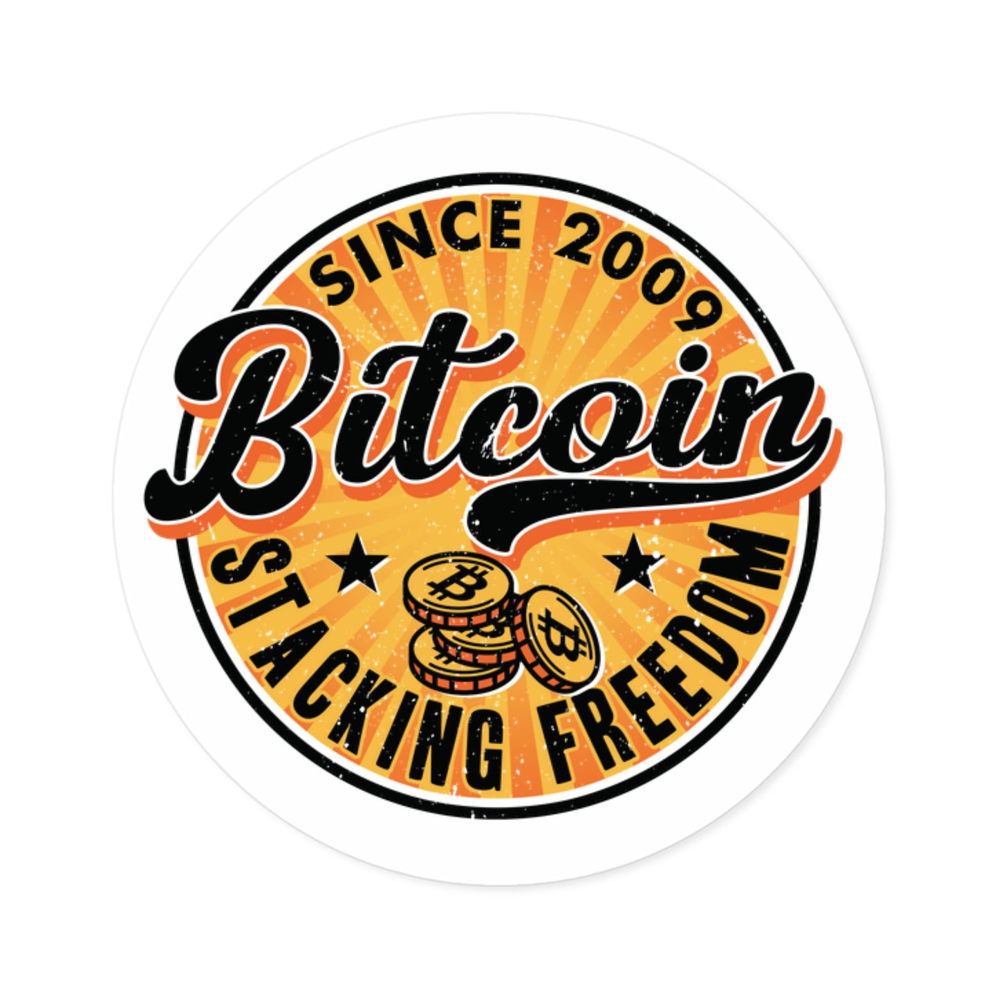 Bitcoin Freedom Stickers