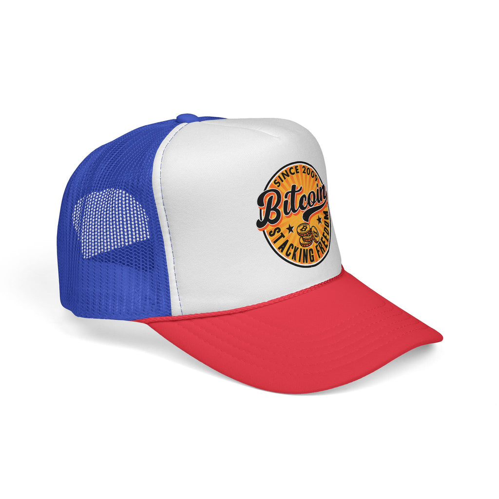 Bitcoin - Stacking Freedom - Trucker Cap
