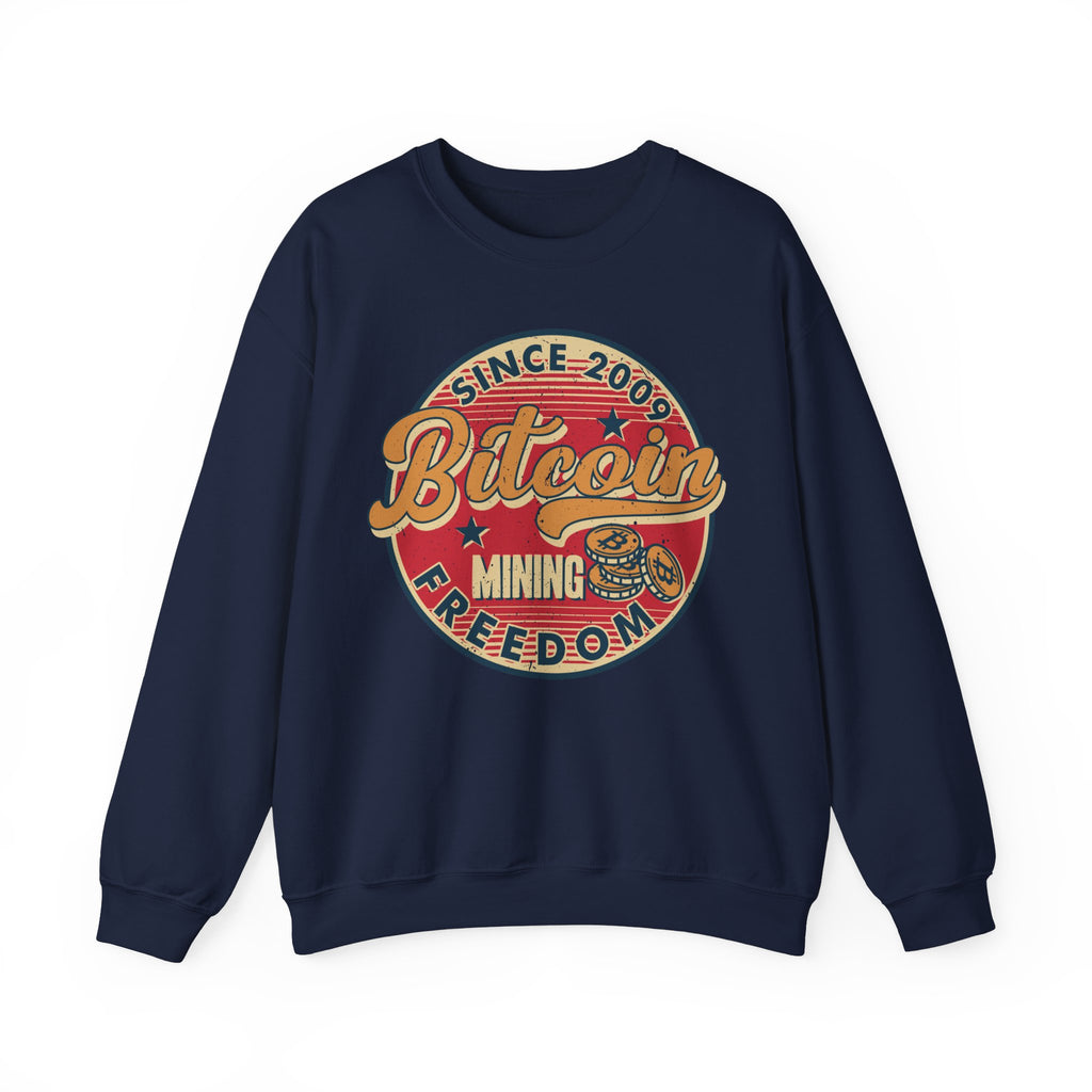 Bitcoin - Mining Freedom Men`s Sweatshirt