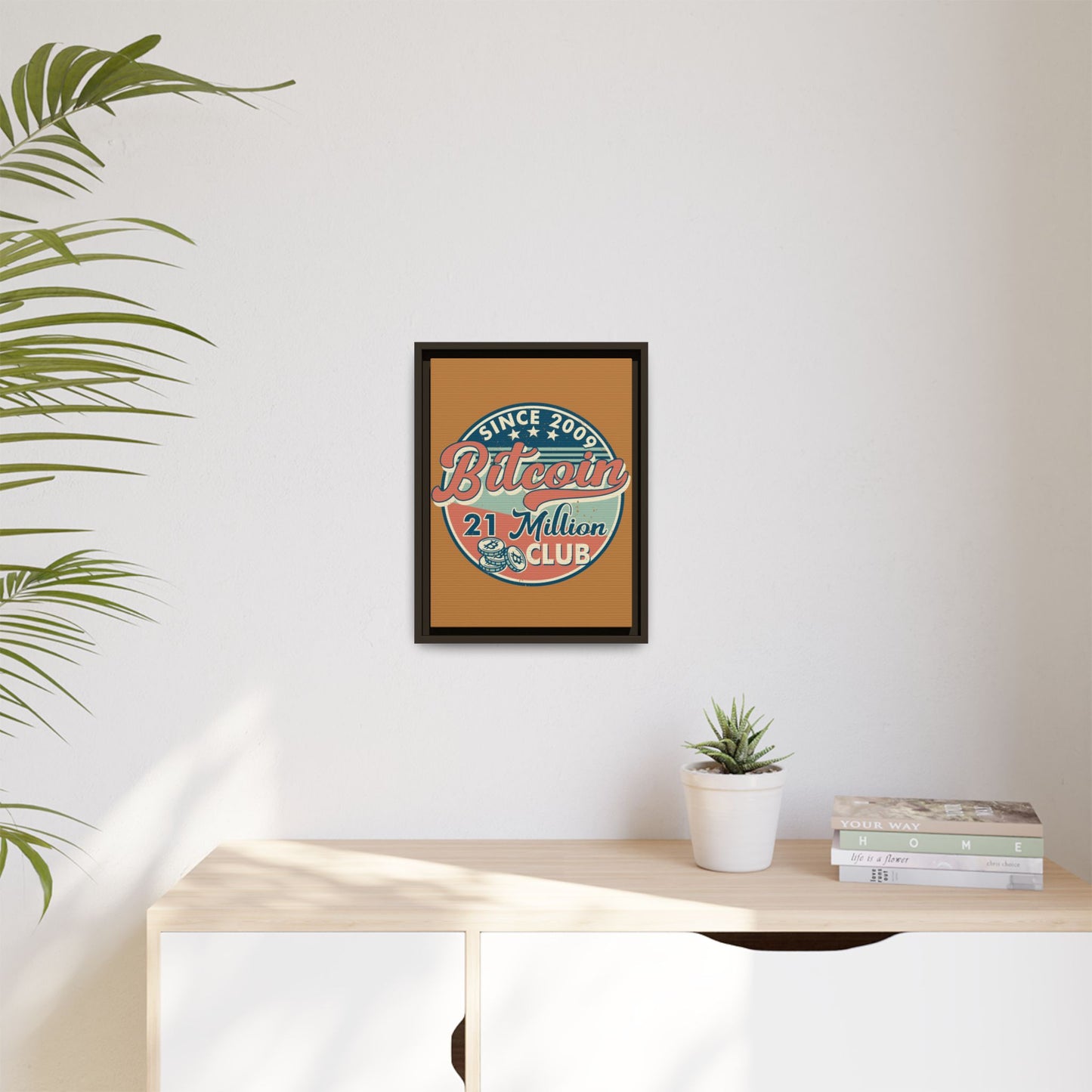 21 Million Club  Bitcoin Wall Art