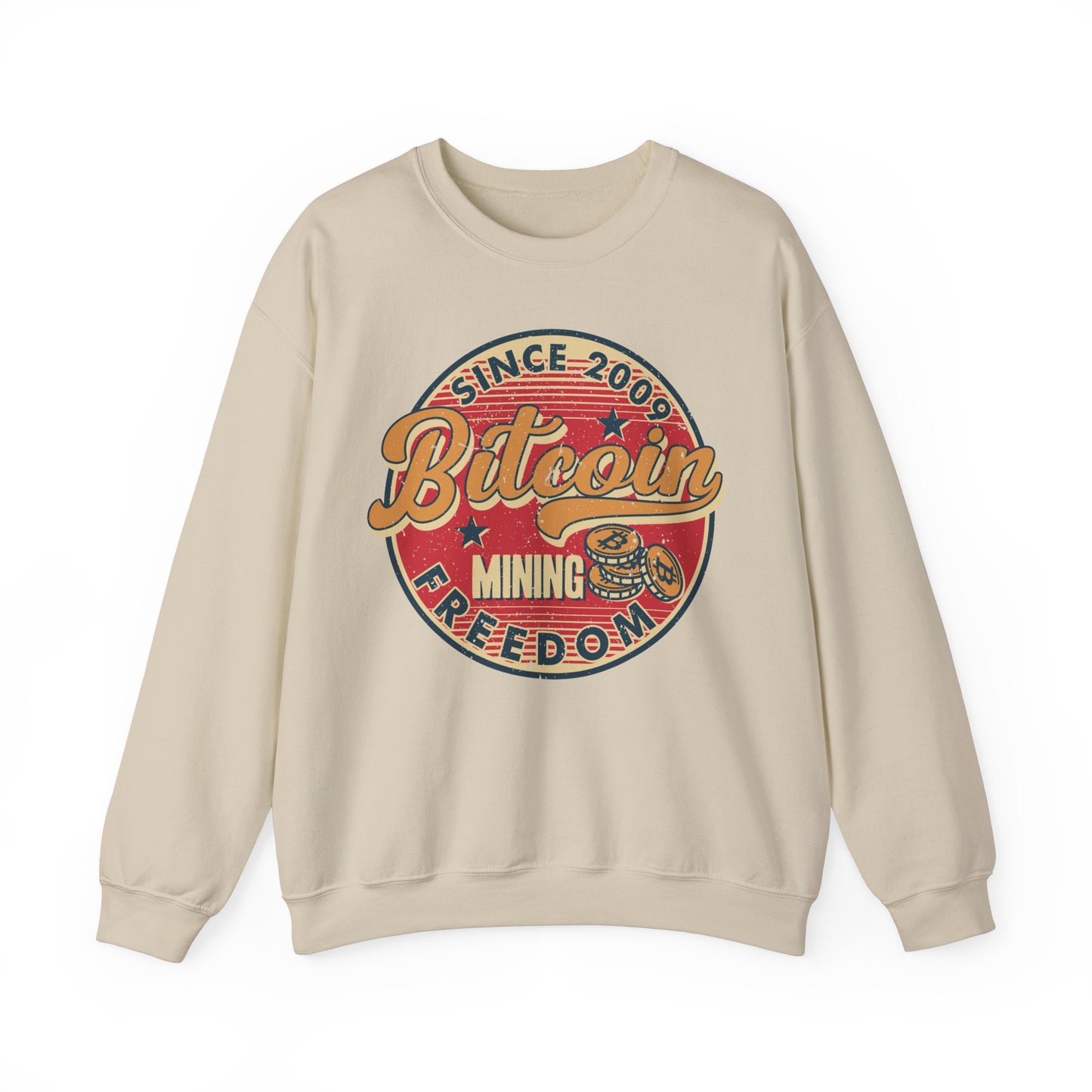 Bitcoin - Mining Freedom Men`s Sweatshirt