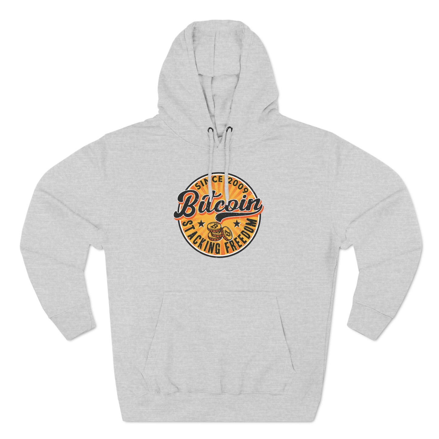 Vintage Styled  Bitcoin Hoodie - Stacking Freedom
