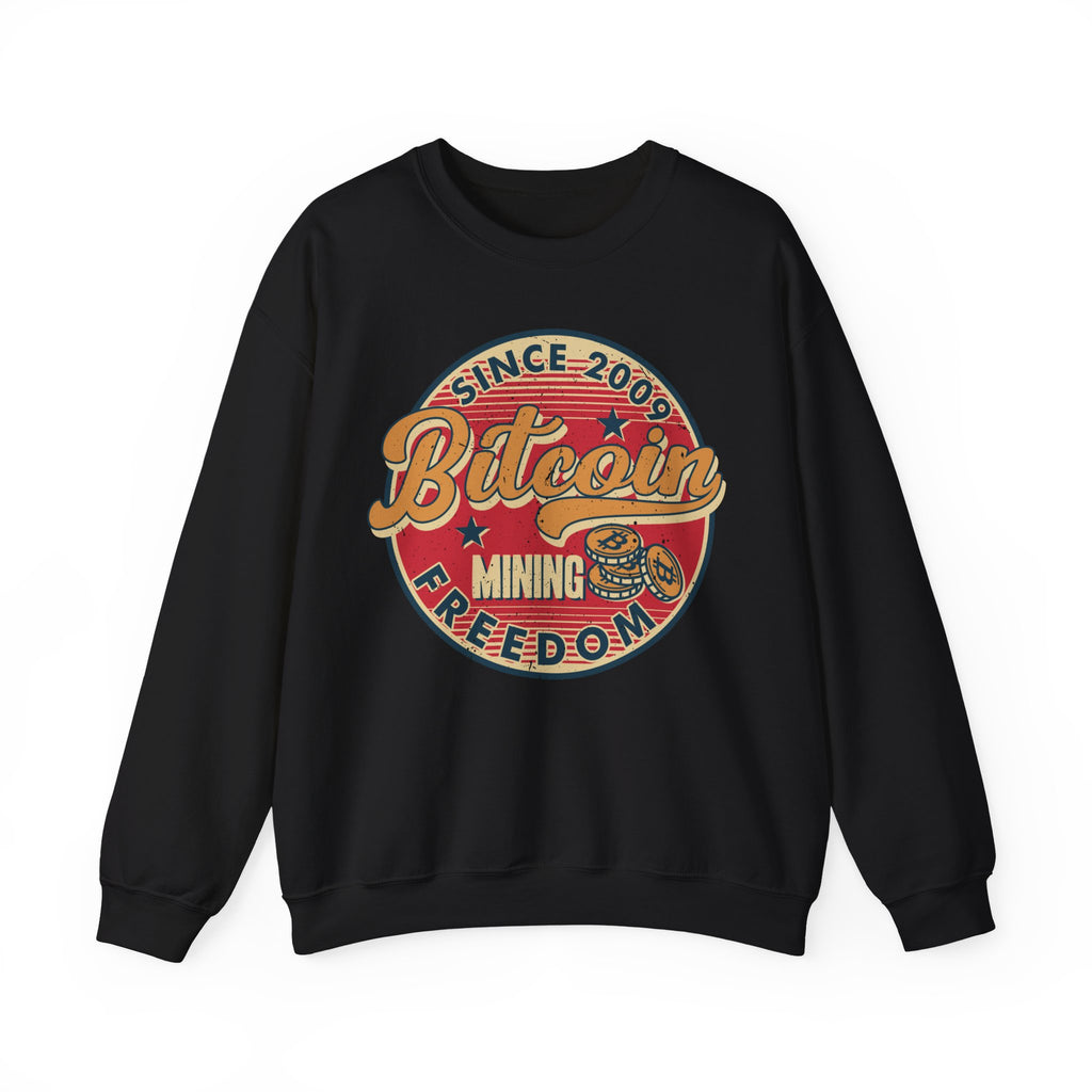 Bitcoin - Mining Freedom Men`s Sweatshirt