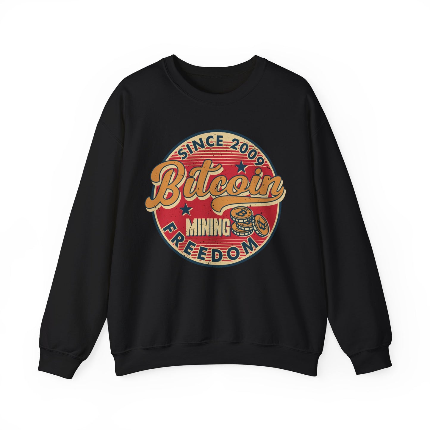 Bitcoin - Mining Freedom Men`s Sweatshirt