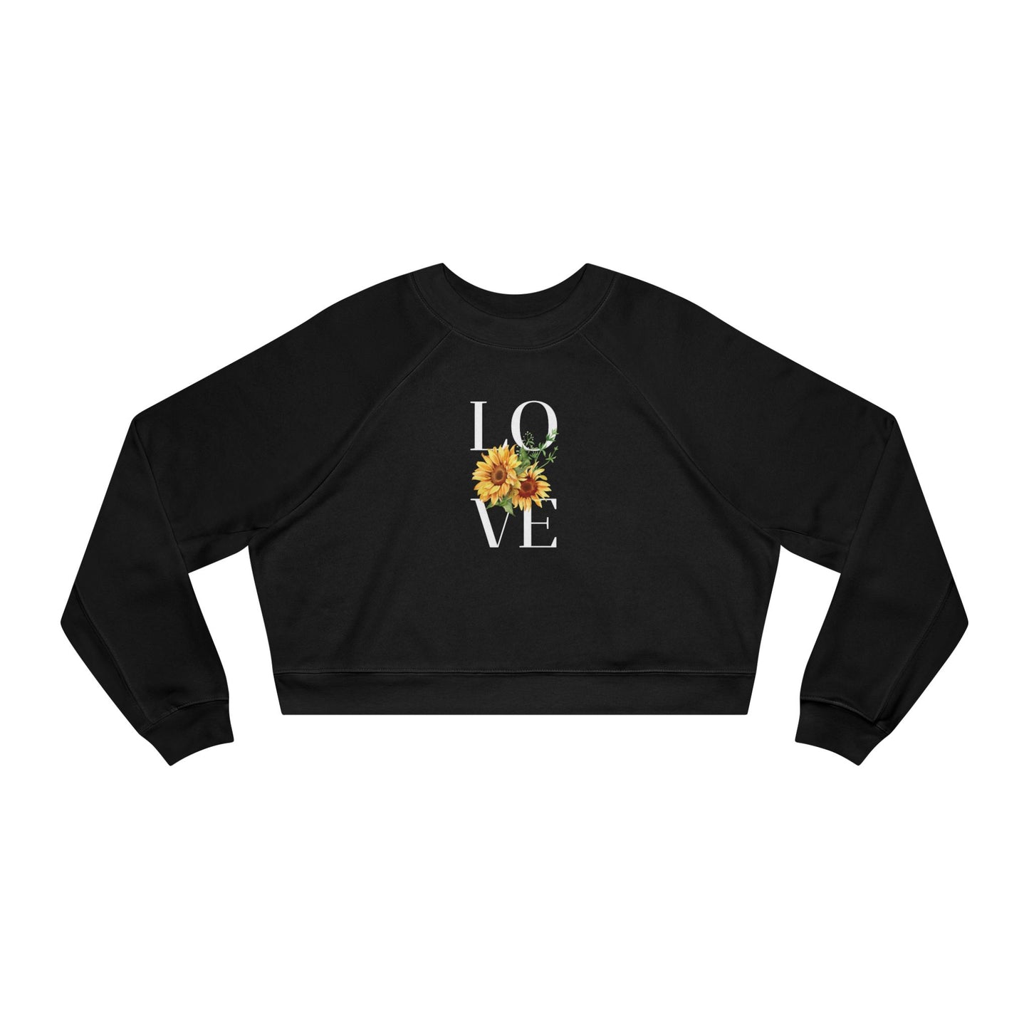 Sunflower Women's Cropped Fleece Pullover