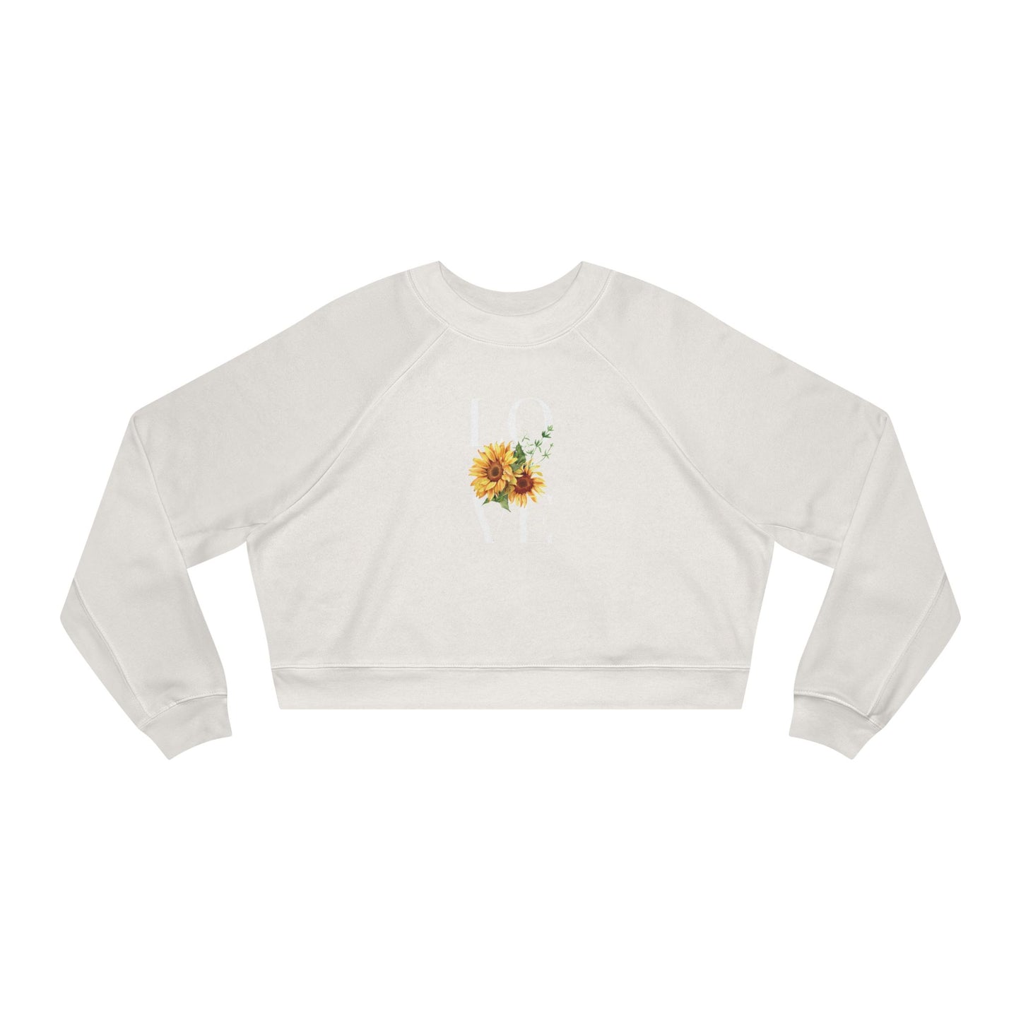 Sunflower Women's Cropped Fleece Pullover