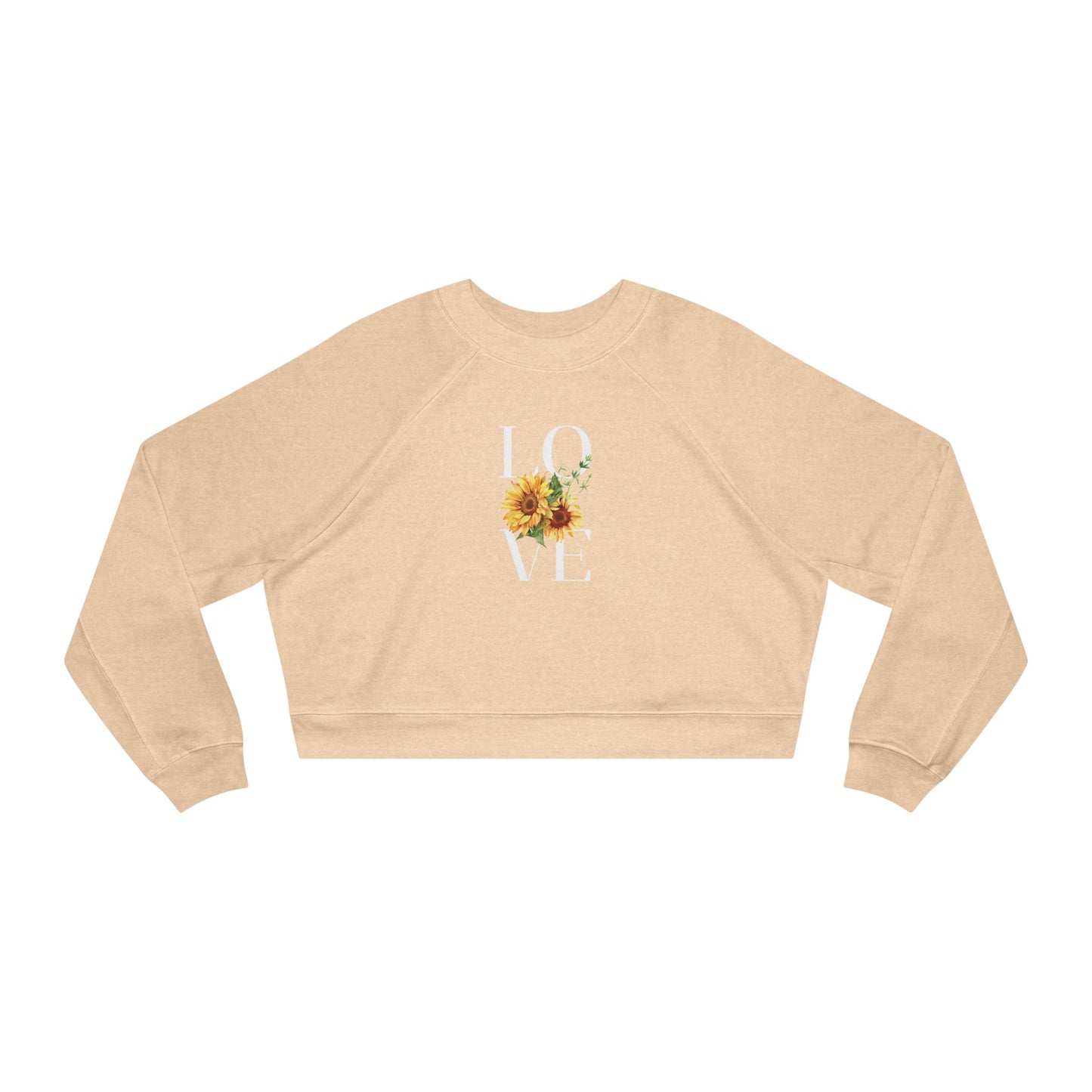 Sunflower Women's Cropped Fleece Pullover
