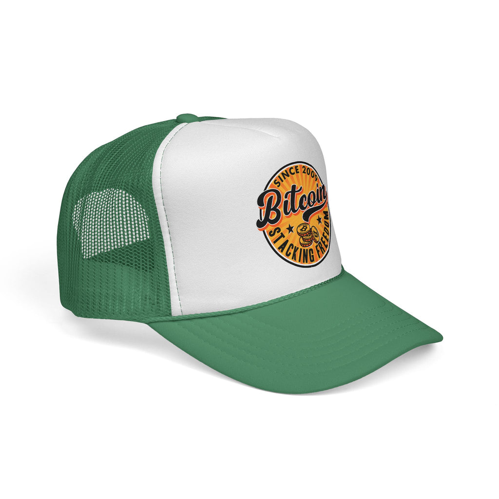 Bitcoin - Stacking Freedom - Trucker Cap