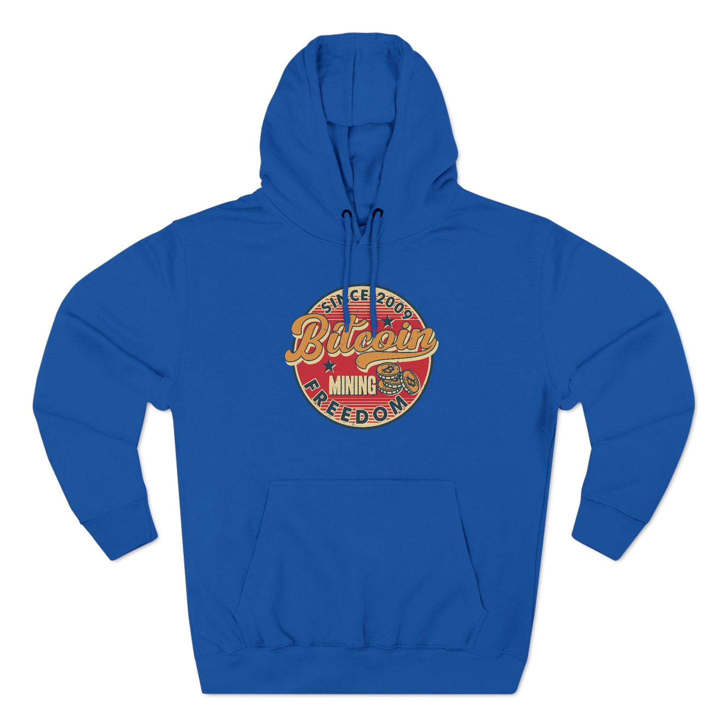 Vintage Styled  Bitcoin Hoodie - Mining Freedom