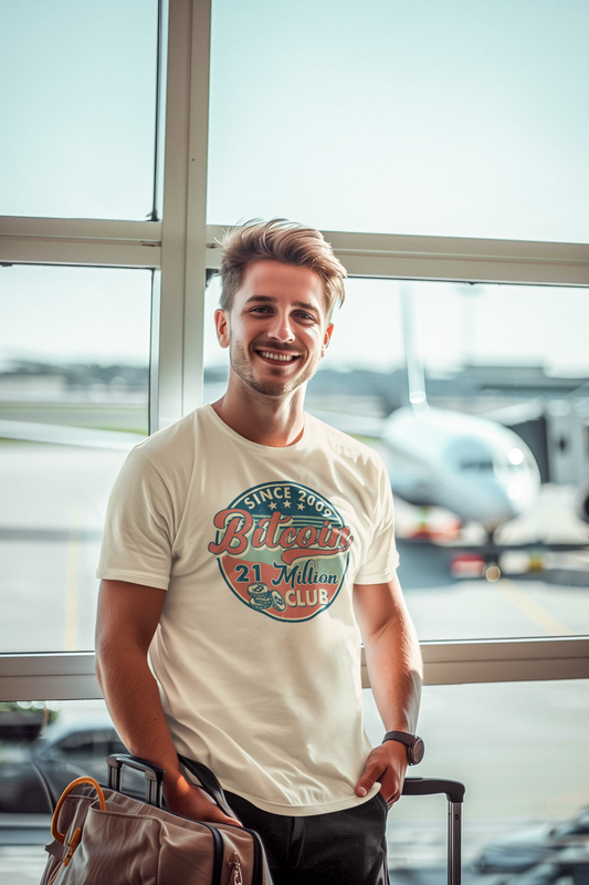 Bitcoin T Shirt -  21 Million Club Men's T-Shirt